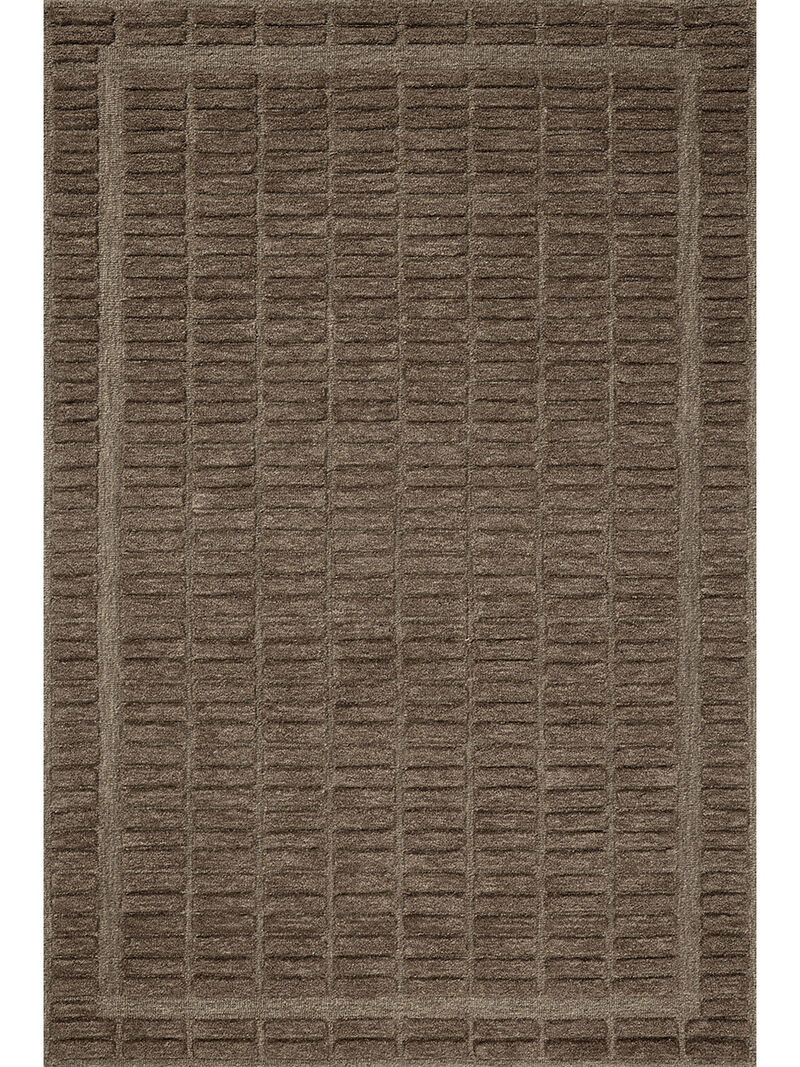 Bradley BRL-06 Cocoa / Cocoa 8''6" x 11''6" Rug by Chris Loves Julia