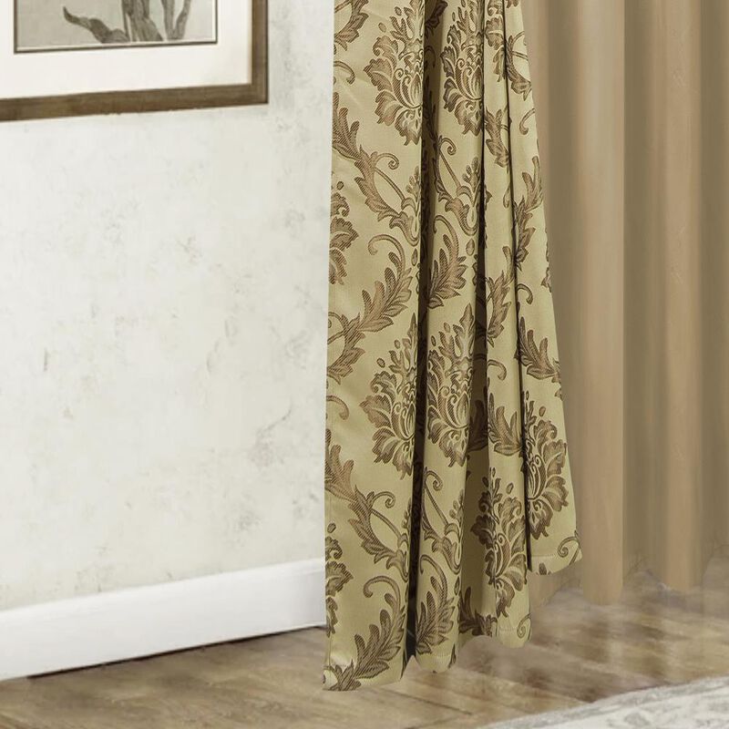 RT Designers Collection Stockton Premium Two Pack Double Curtain Panel