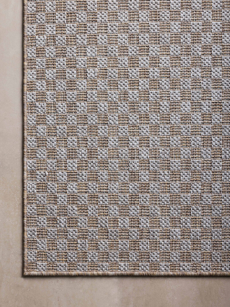 Topanga Natural/Silver 9'2" x 12'0" Area Rug by Amber Lewis x Loloi