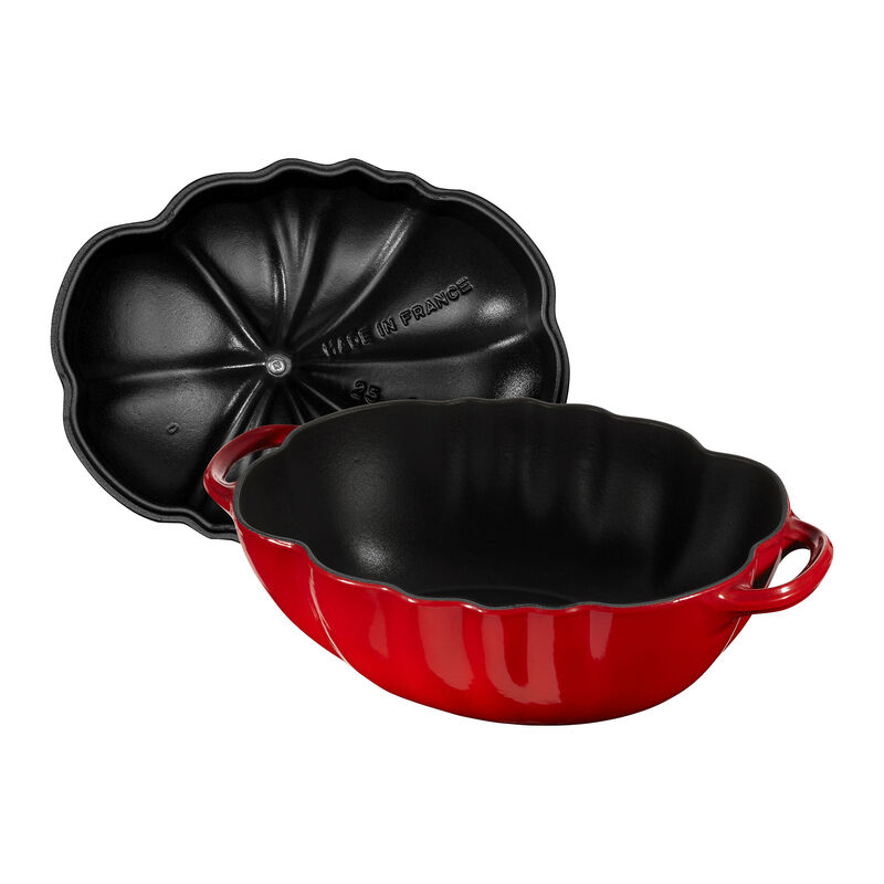 Staub Cast Iron 3-qt Tomato Cocotte - Grenadine