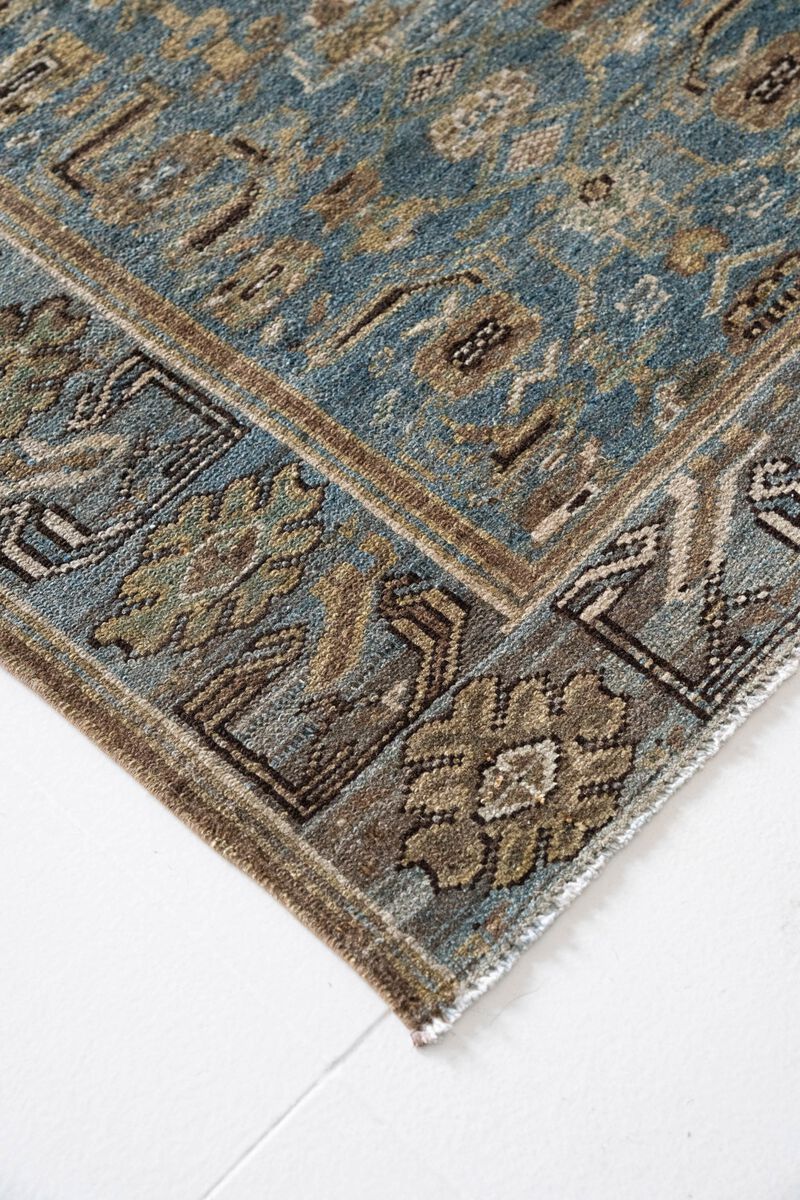 District Loom Vintage Malayer runner rug-Spruce