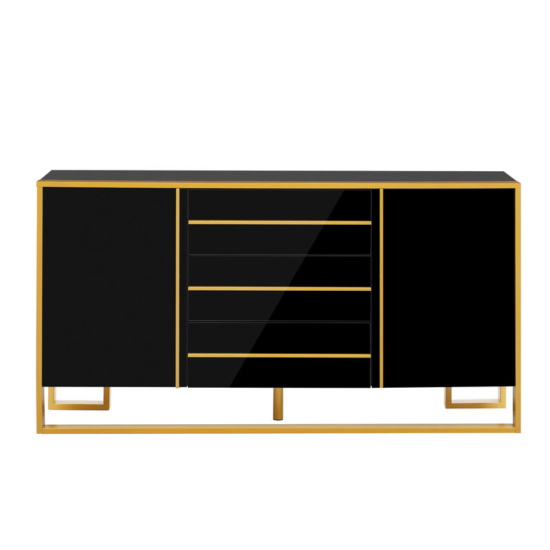 Merax Modern Style 59"L Sideboard  Storage Buffets