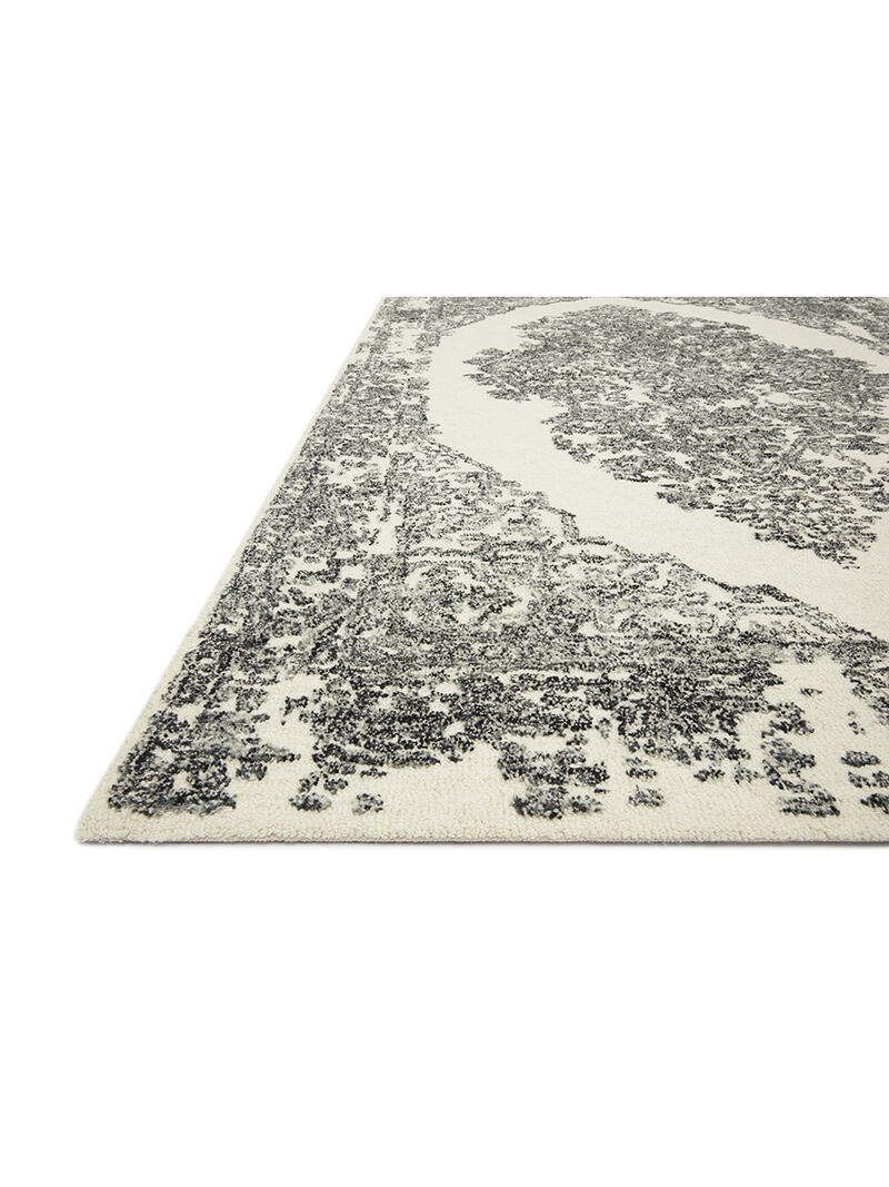 Annie ANN02 White/Black 7'9" x 9'9" Rug