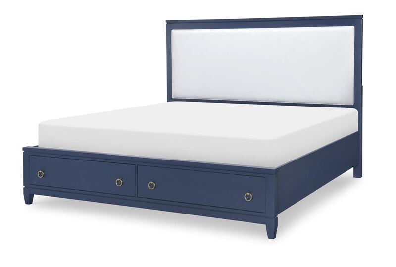 Summerland Upholstered Cal King Bed w/ Storage