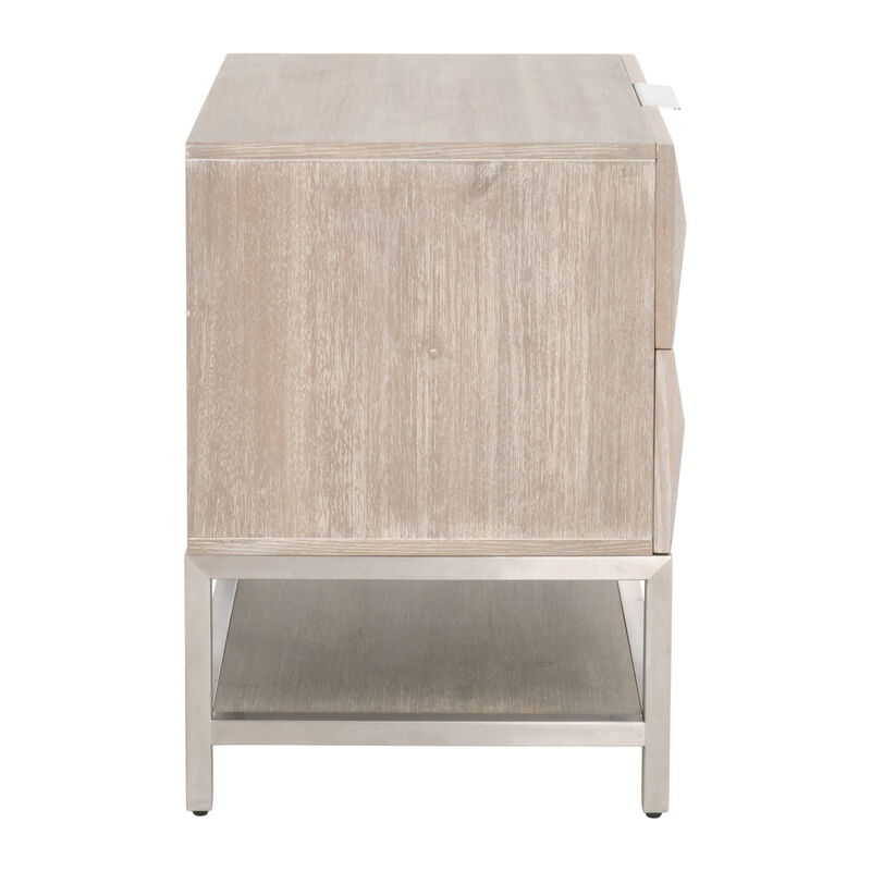 Atlas 2-Drawer Nightstand