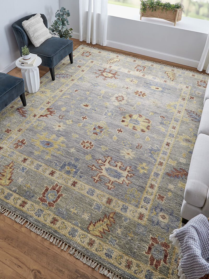 Fillmore 6954F 4' x 6' Blue/Taupe/Gray Rug