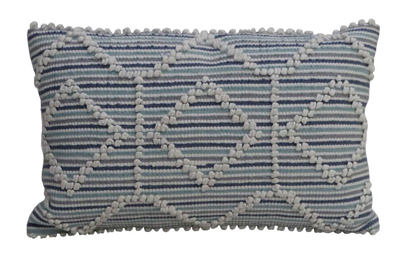 Modern Handwoven 14"X 24" Throw Pillow