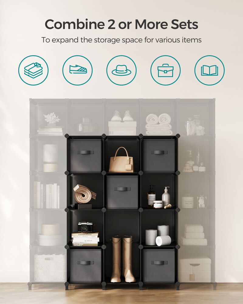 Stylish 9-Cube Organizer for Efficient Storage Solutions