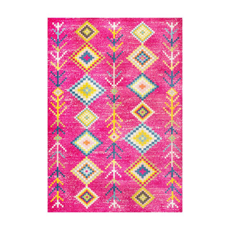 Tribal Love Geometric Area Rug