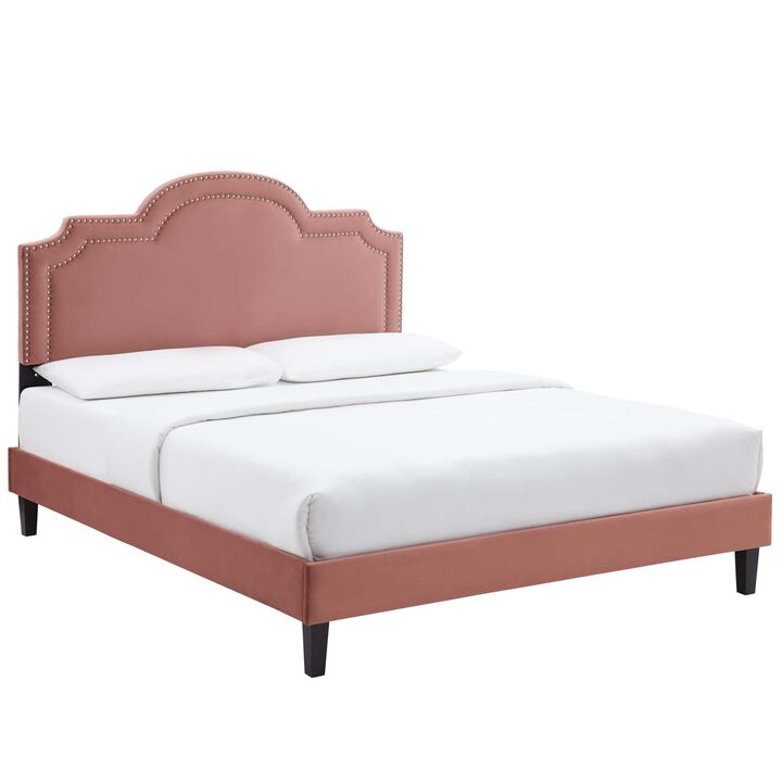 Modway - Aviana Performance Velvet Queen Bed