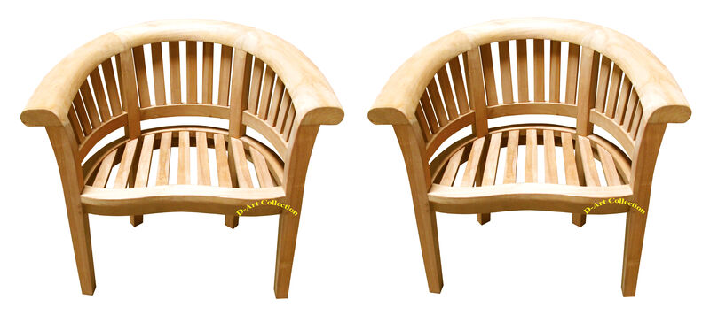 Teak Manhattan Arm Chair -Super Wide Edition