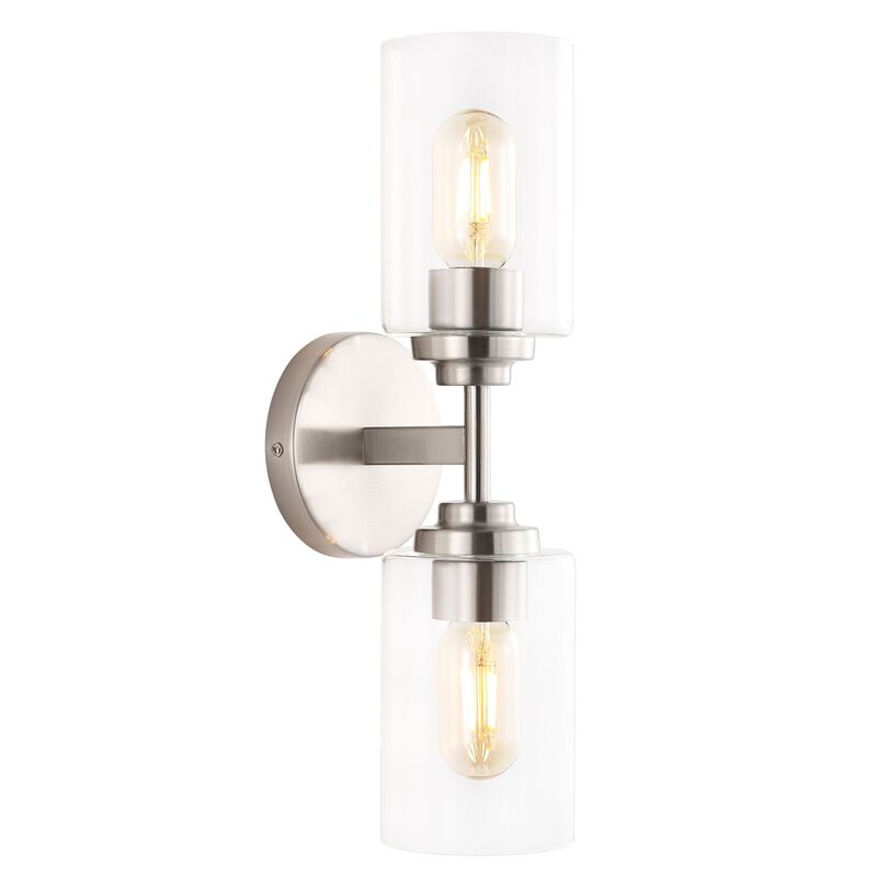 Juno Farmhouse Industrial Iron Cylinder LED Sconce