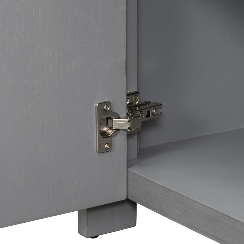 Merax Solid Storage Cabinet Sideboard with 4 Doors
