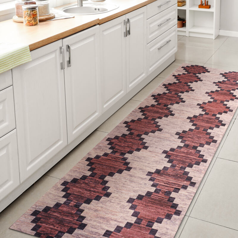 Timantii Modern Trellis Kilim Area Rug