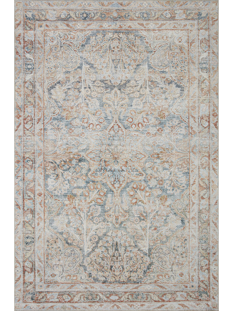 Lenna LEA02 Ocean/Apricot 8'6" x 11'6" Rug