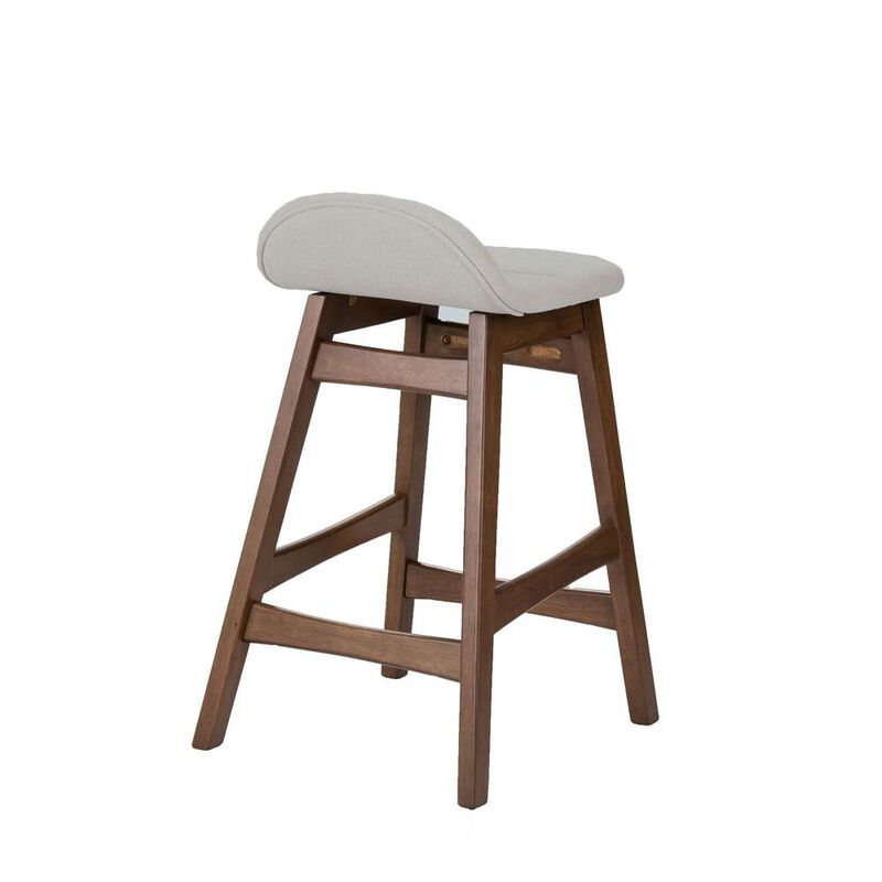 Liberty Furniture Space Savers Barstool, W17 x D20 x H29, Off-White