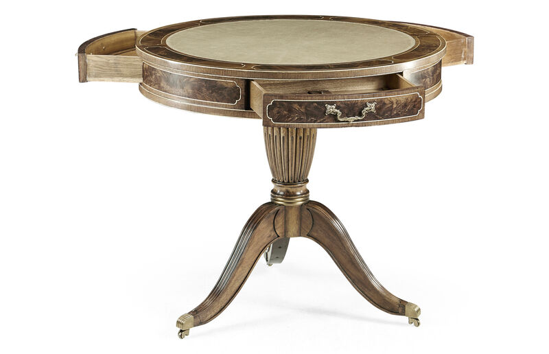 Mahogany Drum Table