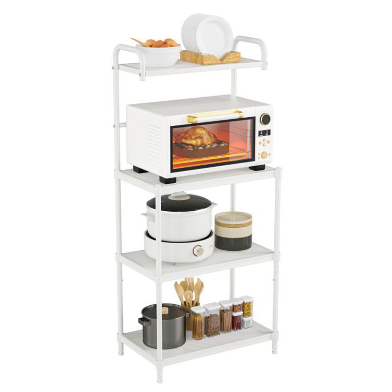 Hivago 4-Tier Kitchen Storage Baker Microwave Oven Rack Shelves