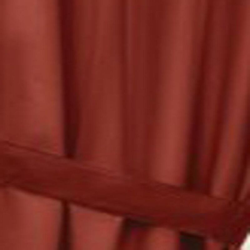 Commonwealth Thermalogic Prescott Energy Efficient 5 Piece Window Curtain Set - 80x84" - Burgundy