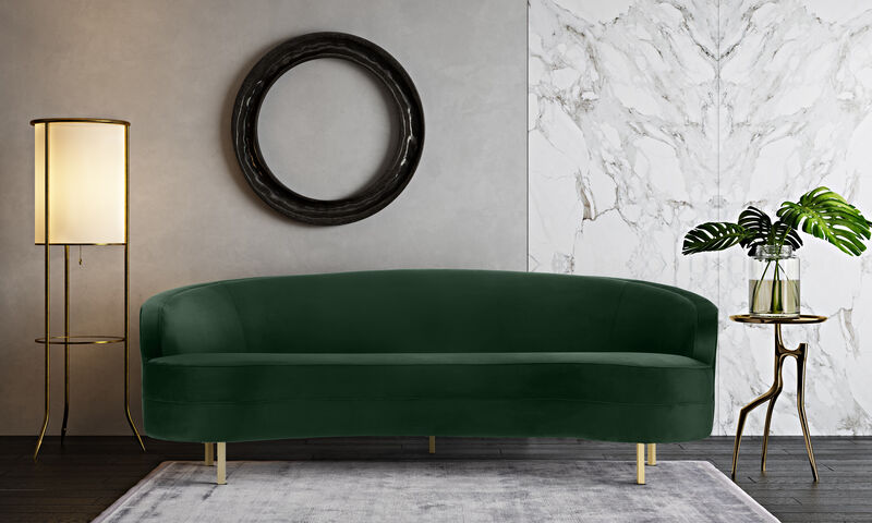 Baila Navy Velvet Sofa