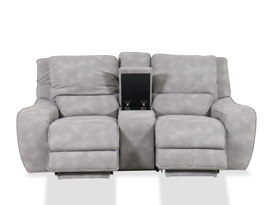 Buffy Zero Gravity Loveseat in Gray