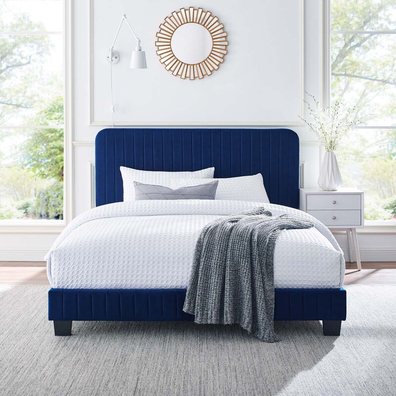 Modway - Celine Channel Tufted Performance Velvet Queen Platform Bed