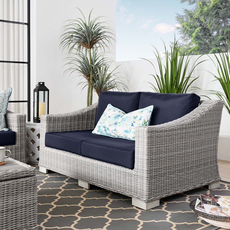 Modway - Conway Outdoor Patio Wicker Rattan Loveseat