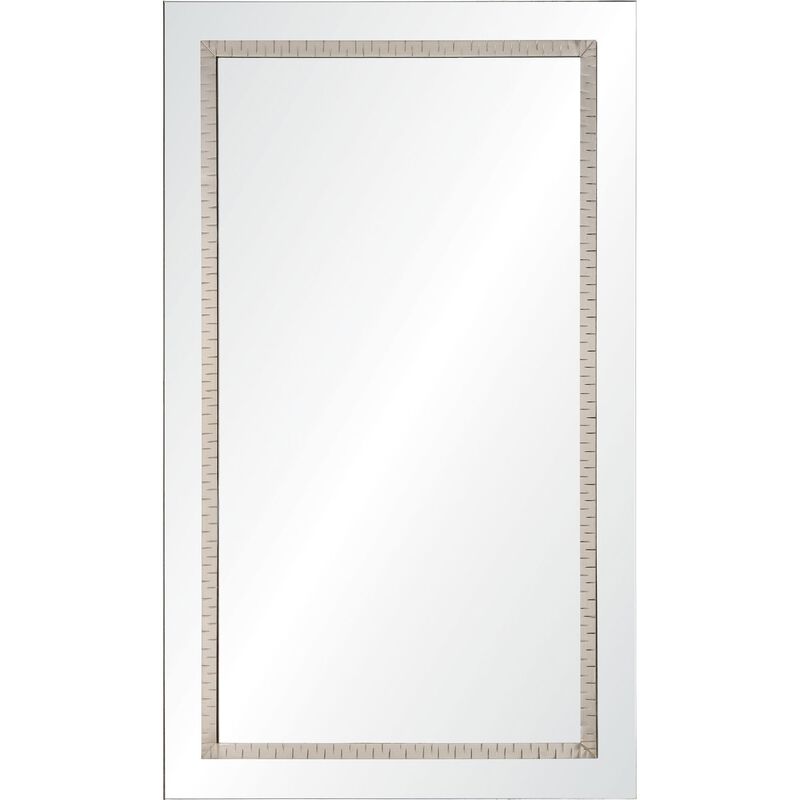 40" Gold Polished Framed Rectangular Wall Mirror