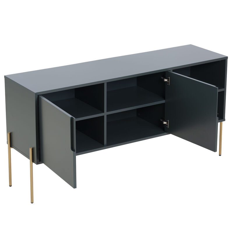 Mid Century Sideboard Buffet Table or TV Stand with Storage for Living Room Kitchen - Stylish and Functional Furniture with Ample Space for Organizing
