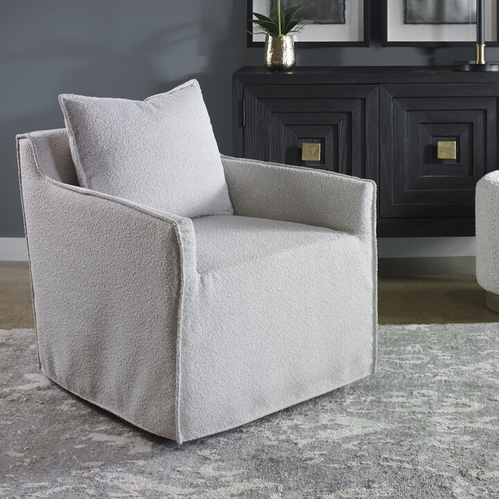 Welland Gray Swivel Chair