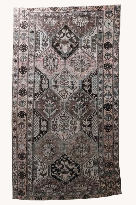 District Loom Vintage Bakhtiari scatter rug-Harlow