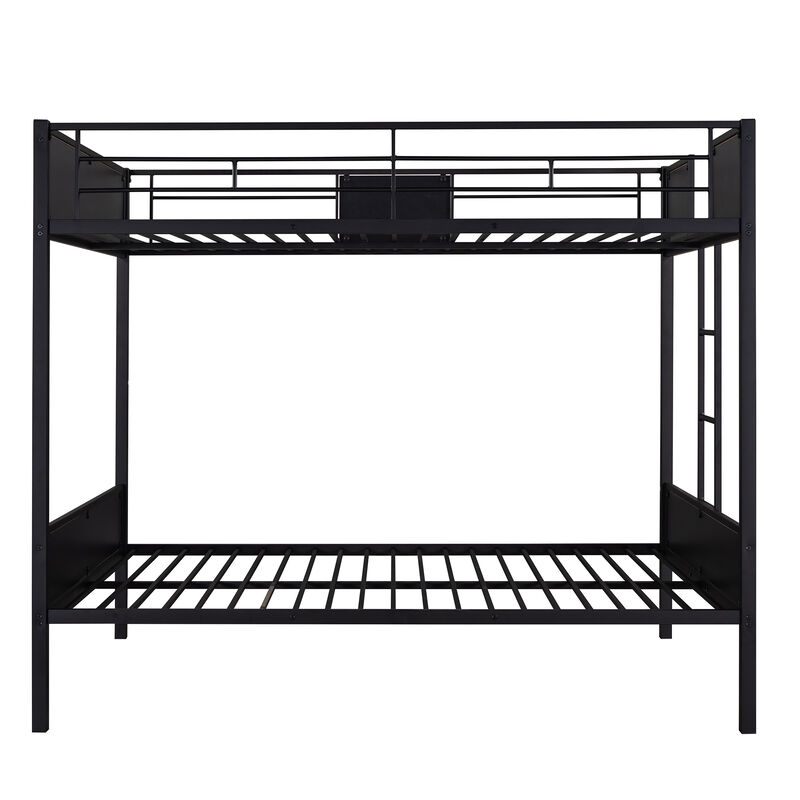 Merax Steel Frame Bunk Bed with Safety Rail