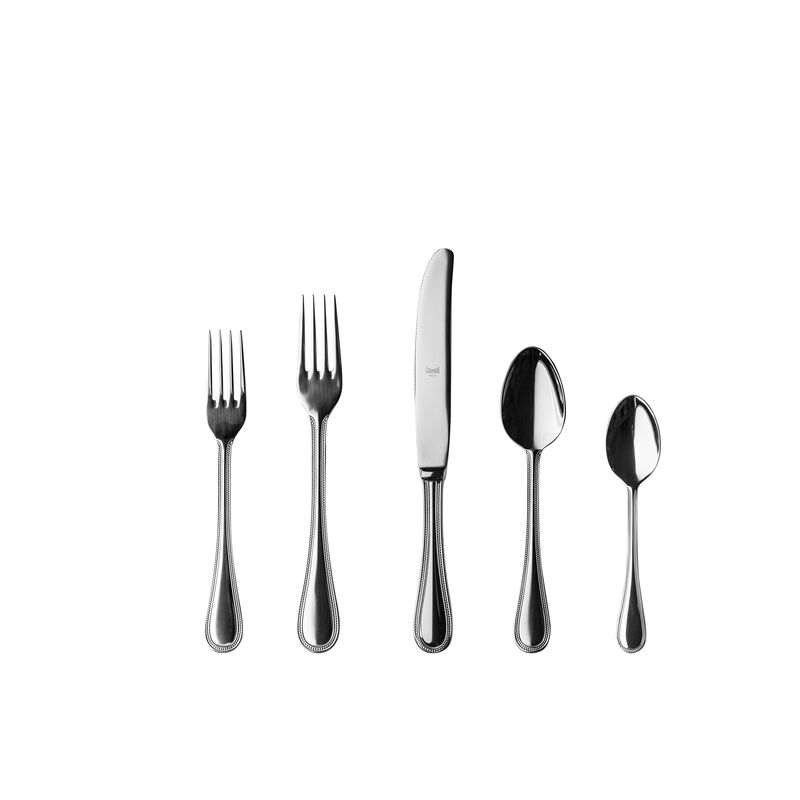 Perla 5-Piece Flatware Set in Mirror