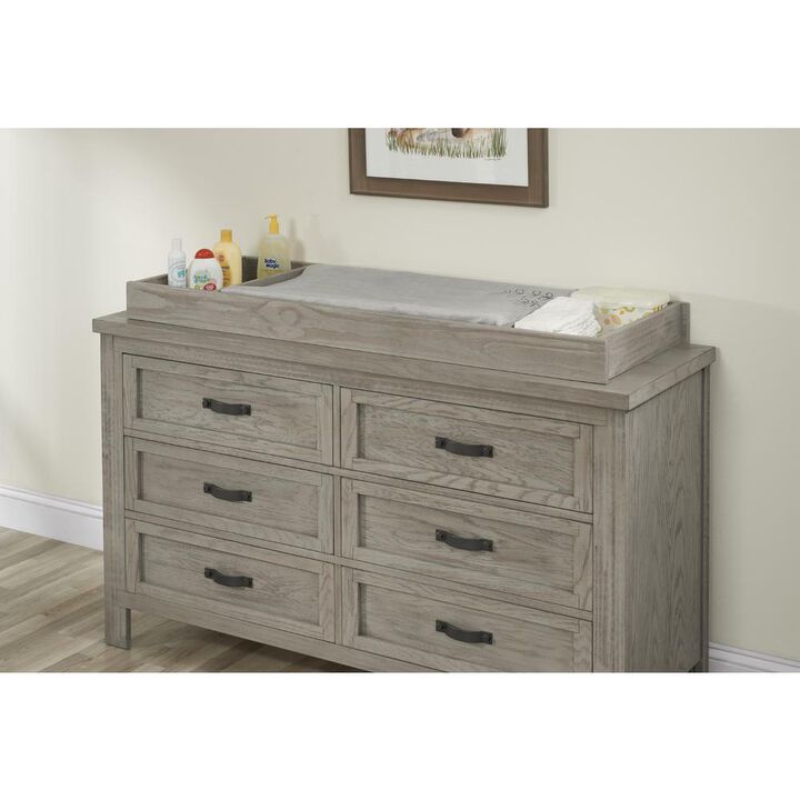 Soho Baby Hanover Changing Topper Oak Gray