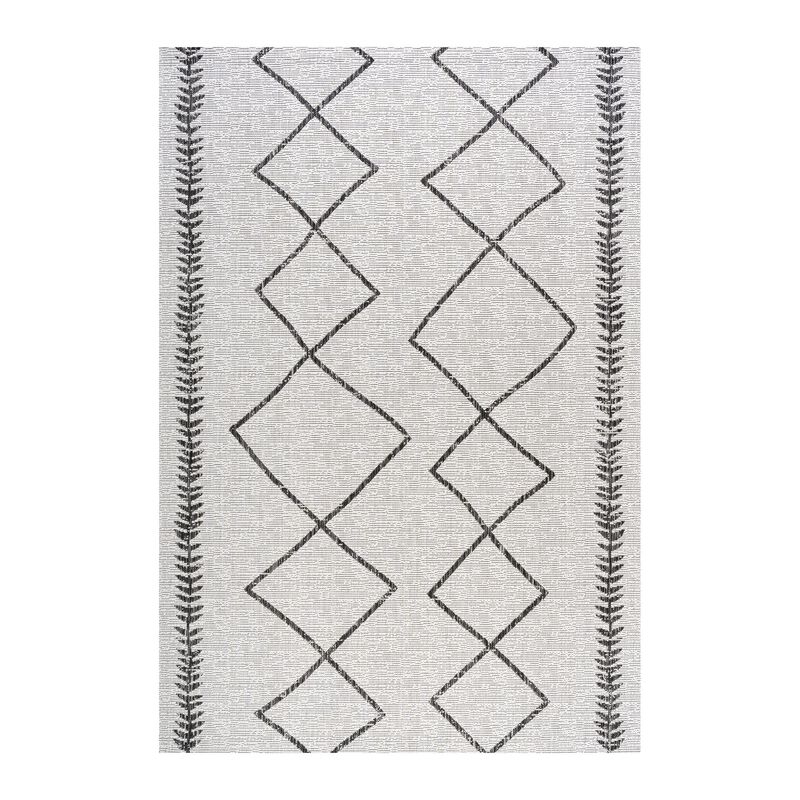 Derya Tribal Diamond Trellis Indoor/Outdoor Area Rug