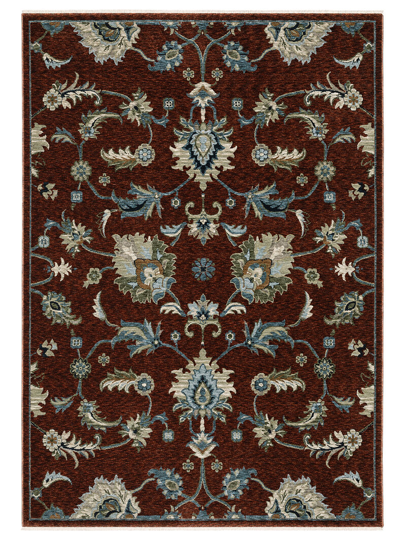 Capella 7'10" x 10'10" Red Rug