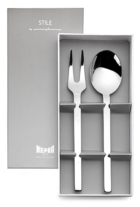 Stile By Pininarina 2-Piece Serving Set in Mirror with Gift Box