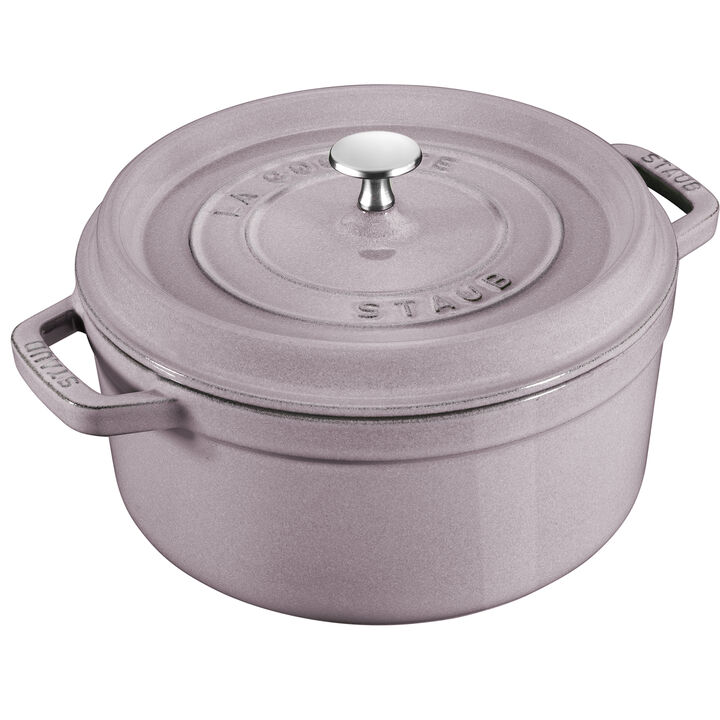 STAUB Cast Iron 5.5-qt Round Cocotte - Lilac