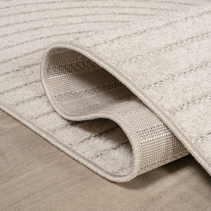 Skagen Minimalist Curve Geometric Area Rug