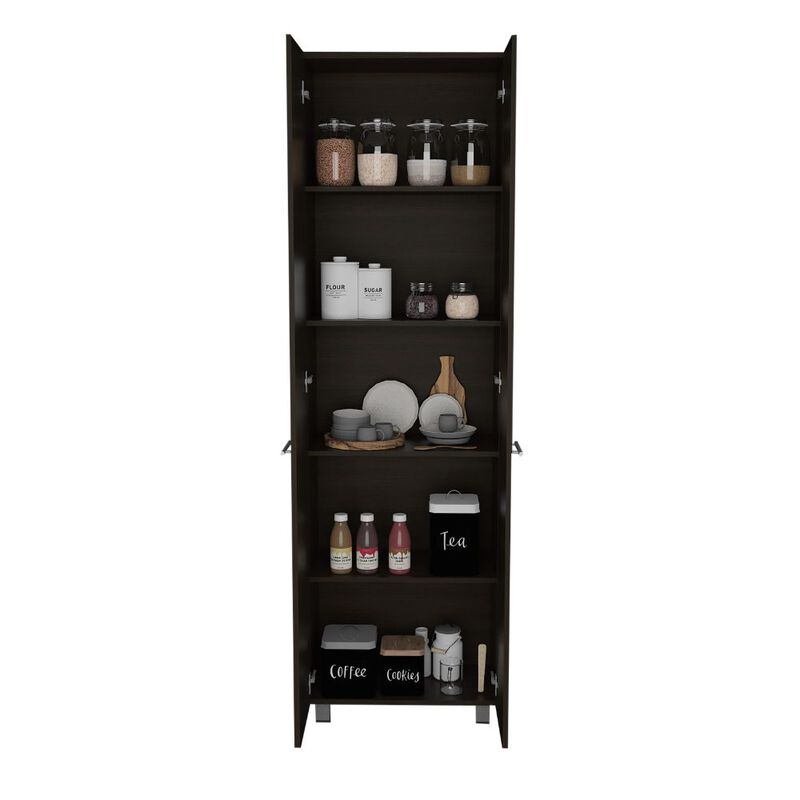 Pantry Cabinet Phoenix, Kitchen, Black