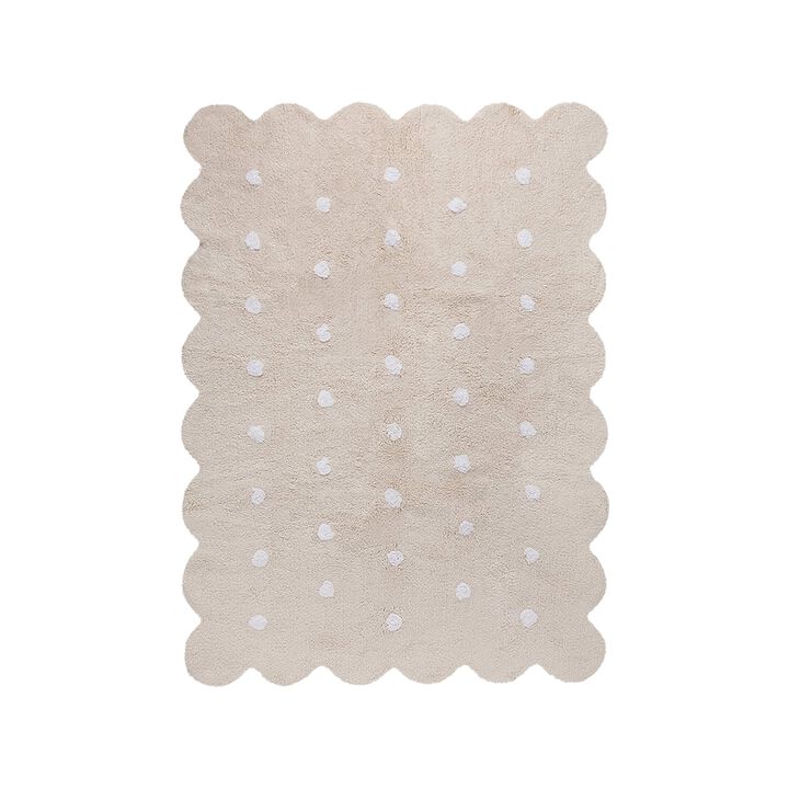 Washable rug Biscuit Beige