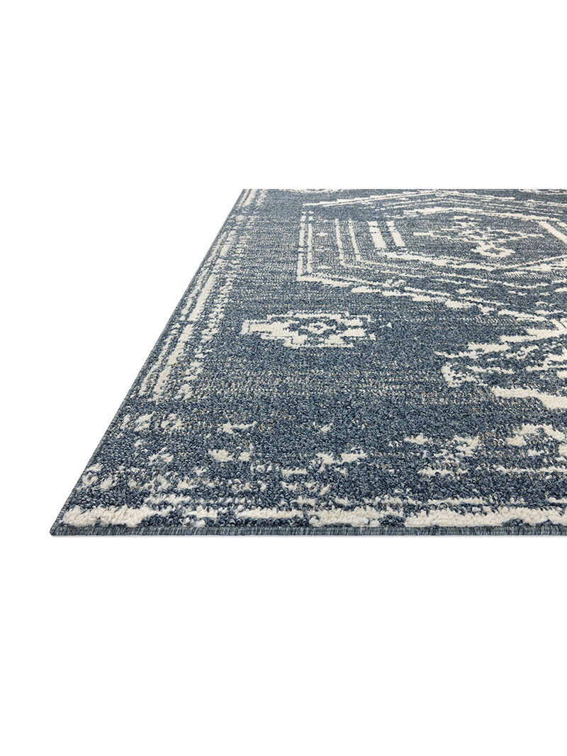 Gigi Denim/Ivory 7'10" x 10' Area Rug by Magnolia Home by Joanna Gaines x Loloi