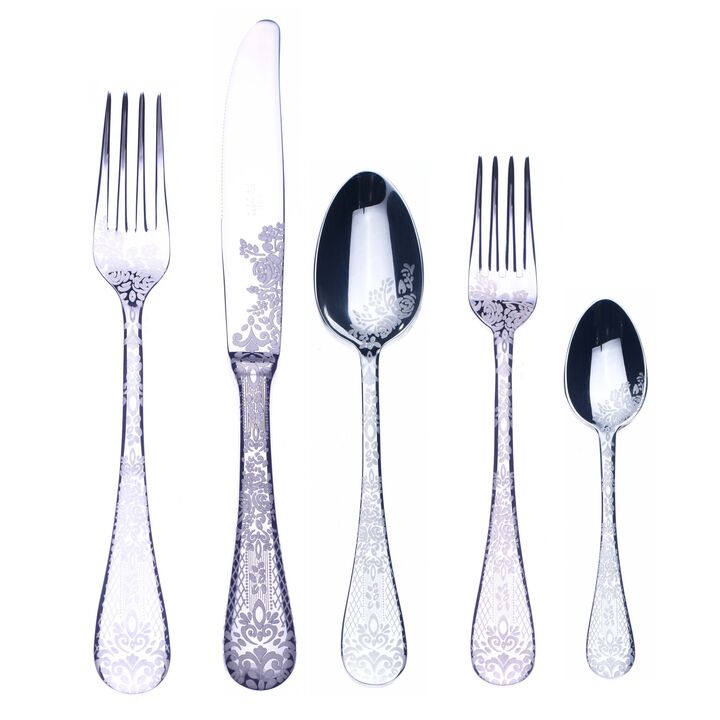 Casablanca Flatware Set 5 Pieces