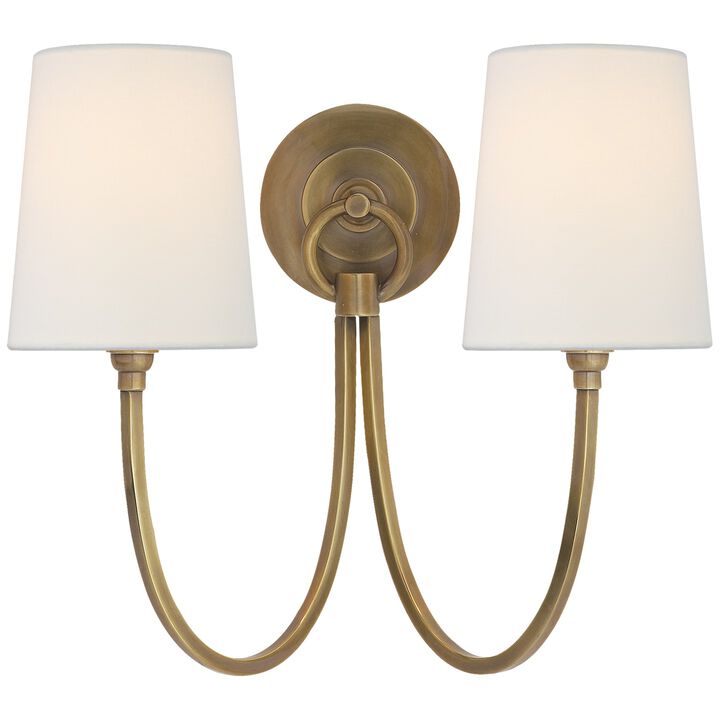 Reed Double Sconce