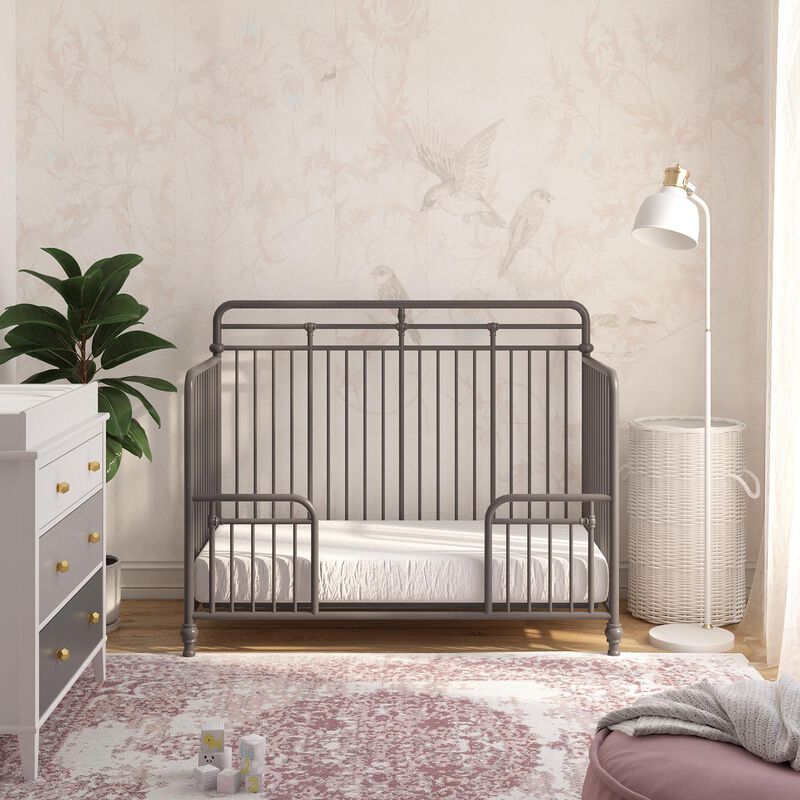 Monarch Hill Hawken Metal 3 in 1 Convertible Crib