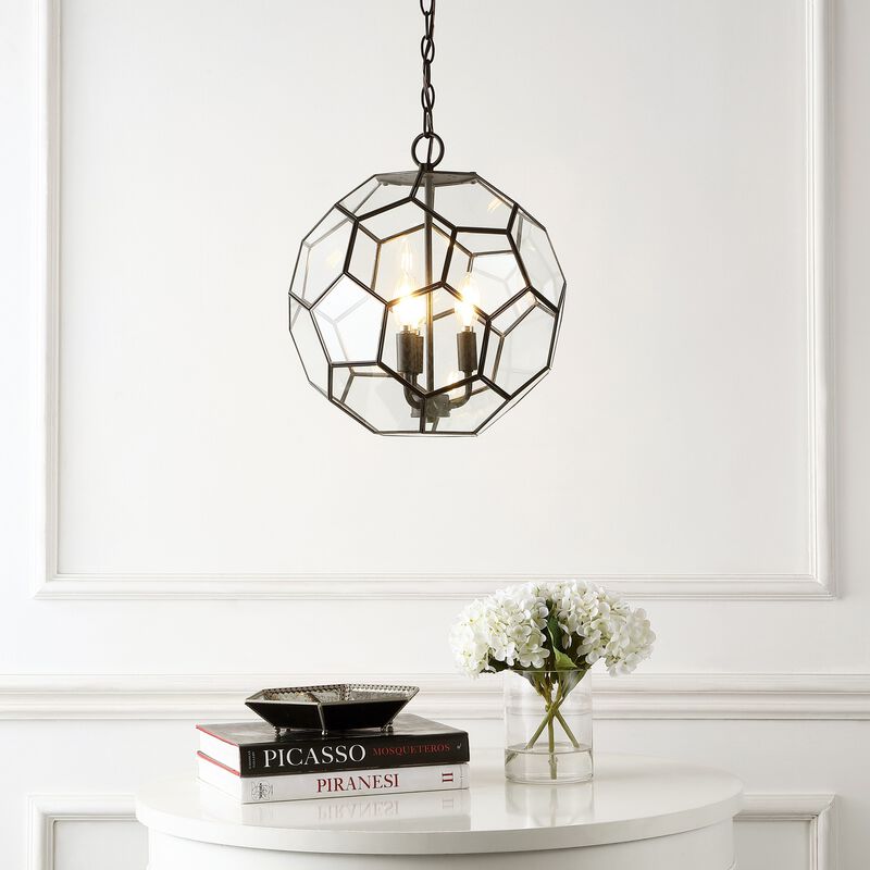 Bee Modern Bohemian Iron/Glass LED Pendant