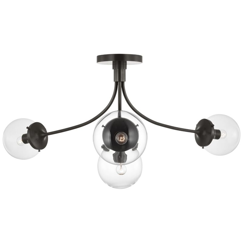 Prescott Lrg Semi-Flush Mount