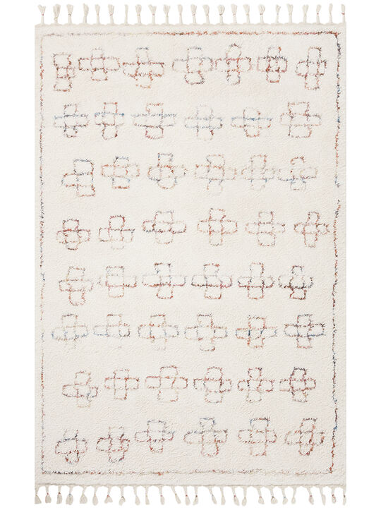 Loloi Rugs Optimism Collection Rug in Denim, Sunset - 7'9 x 9'9