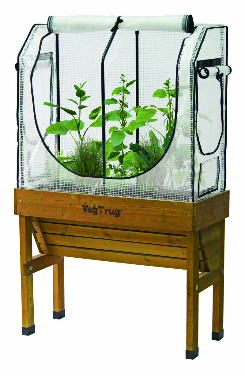 VegTrug Small Wall Hugger Greenhouse Frame & Multi-Cover Set