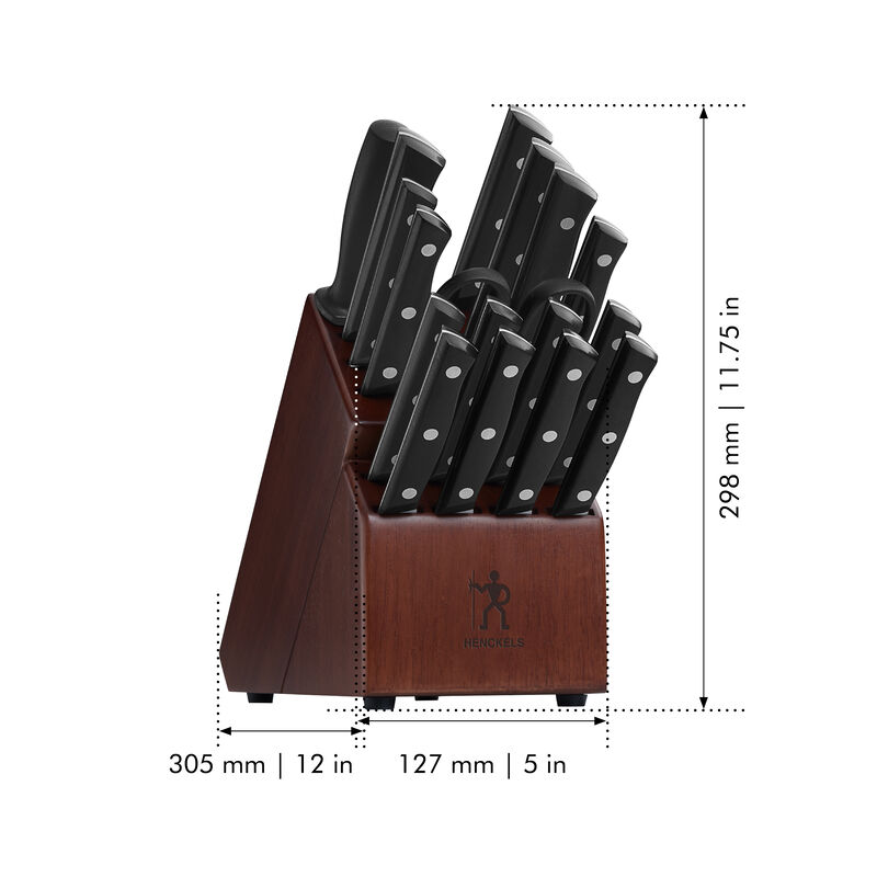 HENCKELS Dynamic 18-pc Knife Block Set